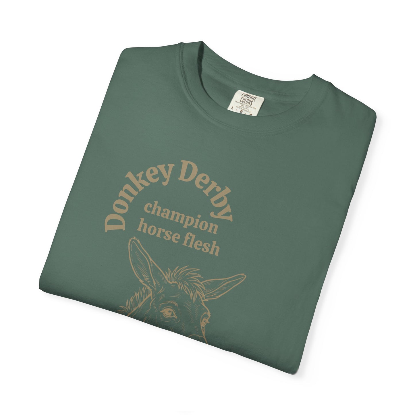 Donkey Derby Hee-Haw Graphic T-Shirt — Vintage Farm Animal Tee