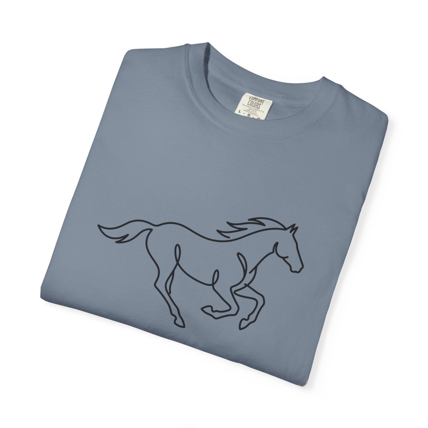 Running Horse Outline T-Shirt