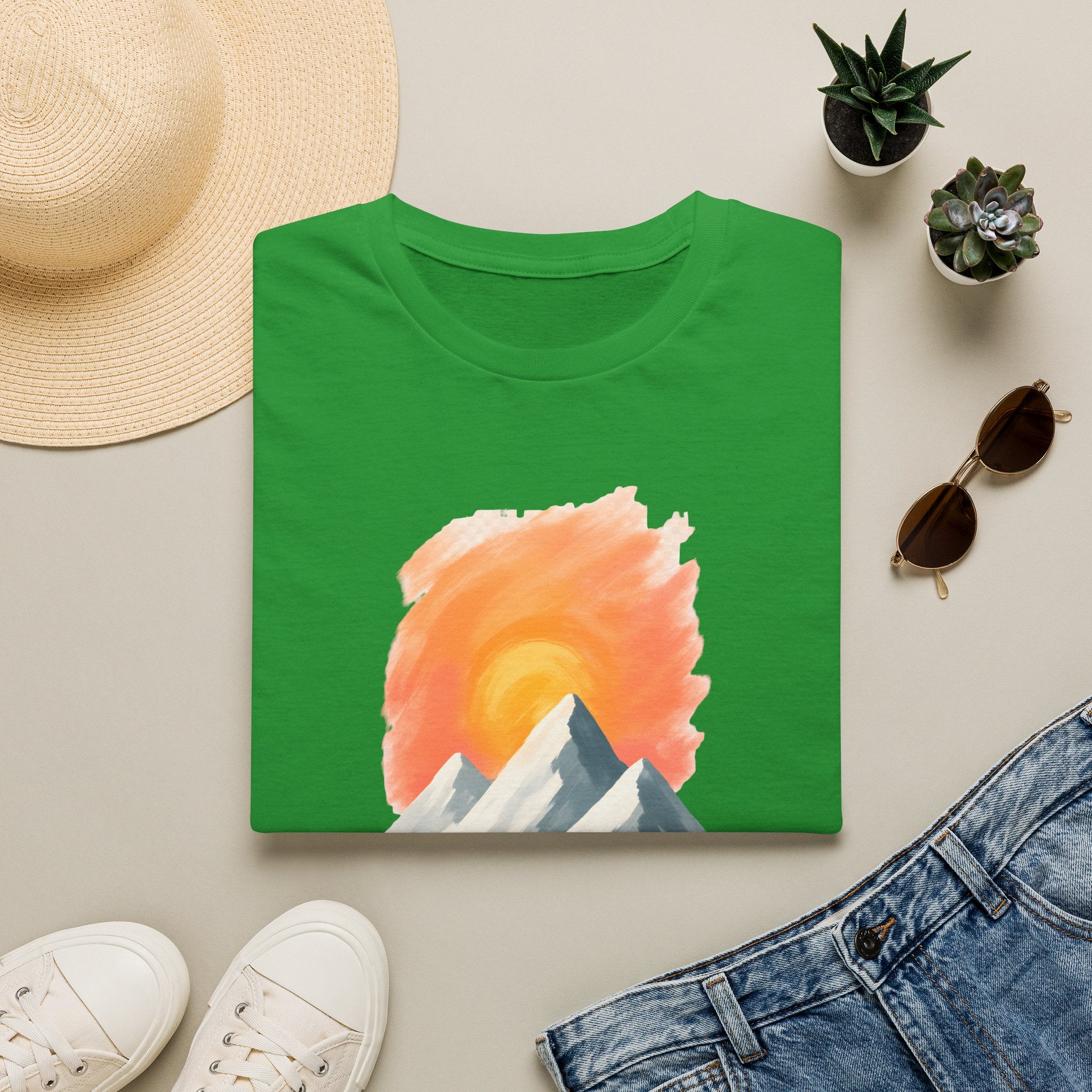 Sunrise Over Peaks T-Shirt