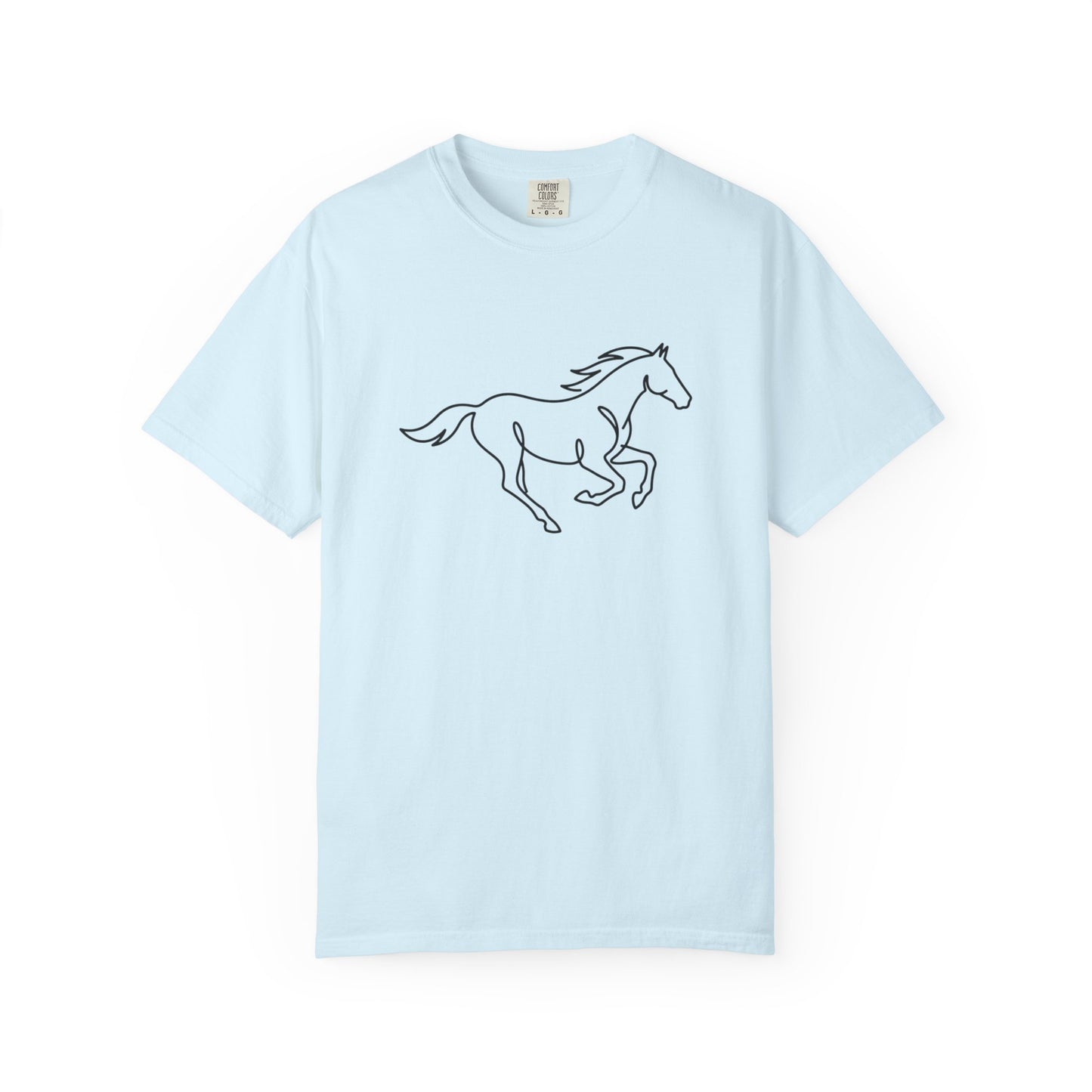 Running Horse Outline T-Shirt
