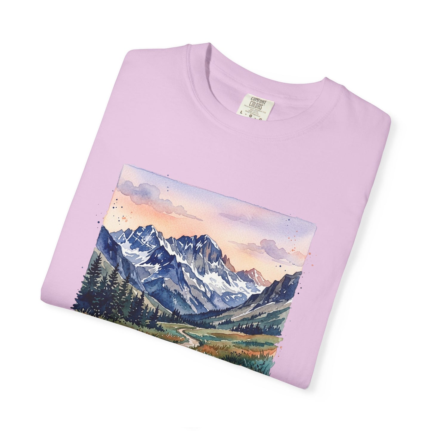 Rocky Mountains Watercolor T-Shirt