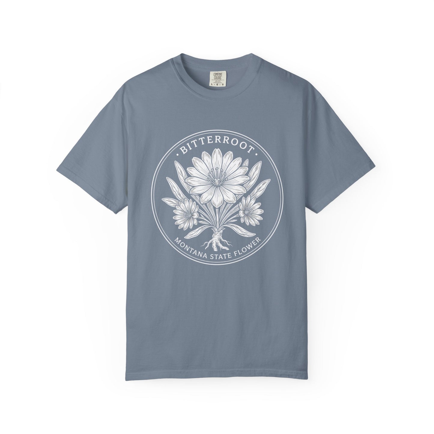 Bitterroot Montana State Flower T-Shirt — Vintage Botanical Tee