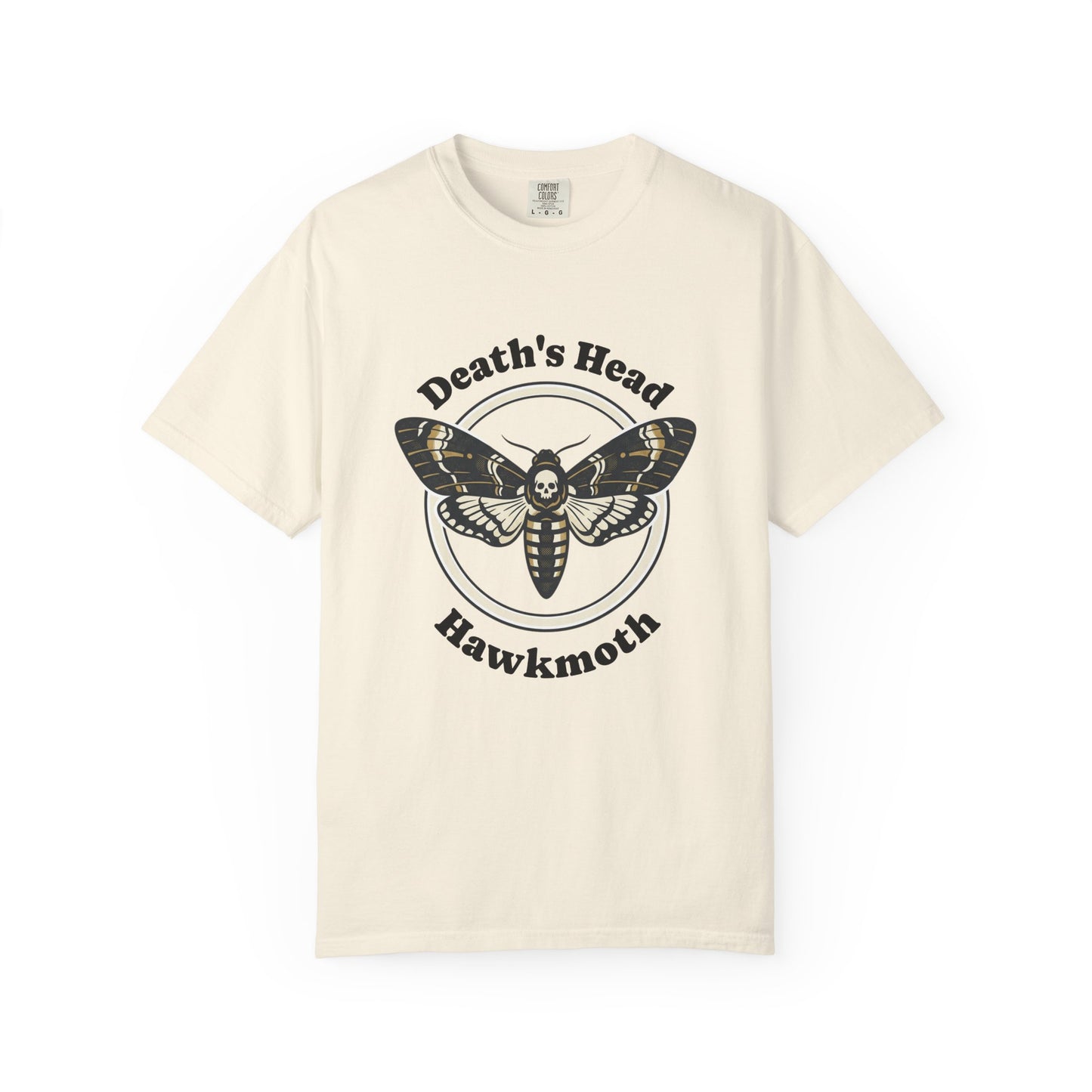 Death's Head Hawkmoth T-Shirt — Vintage Gothic Moth Graphic Tee