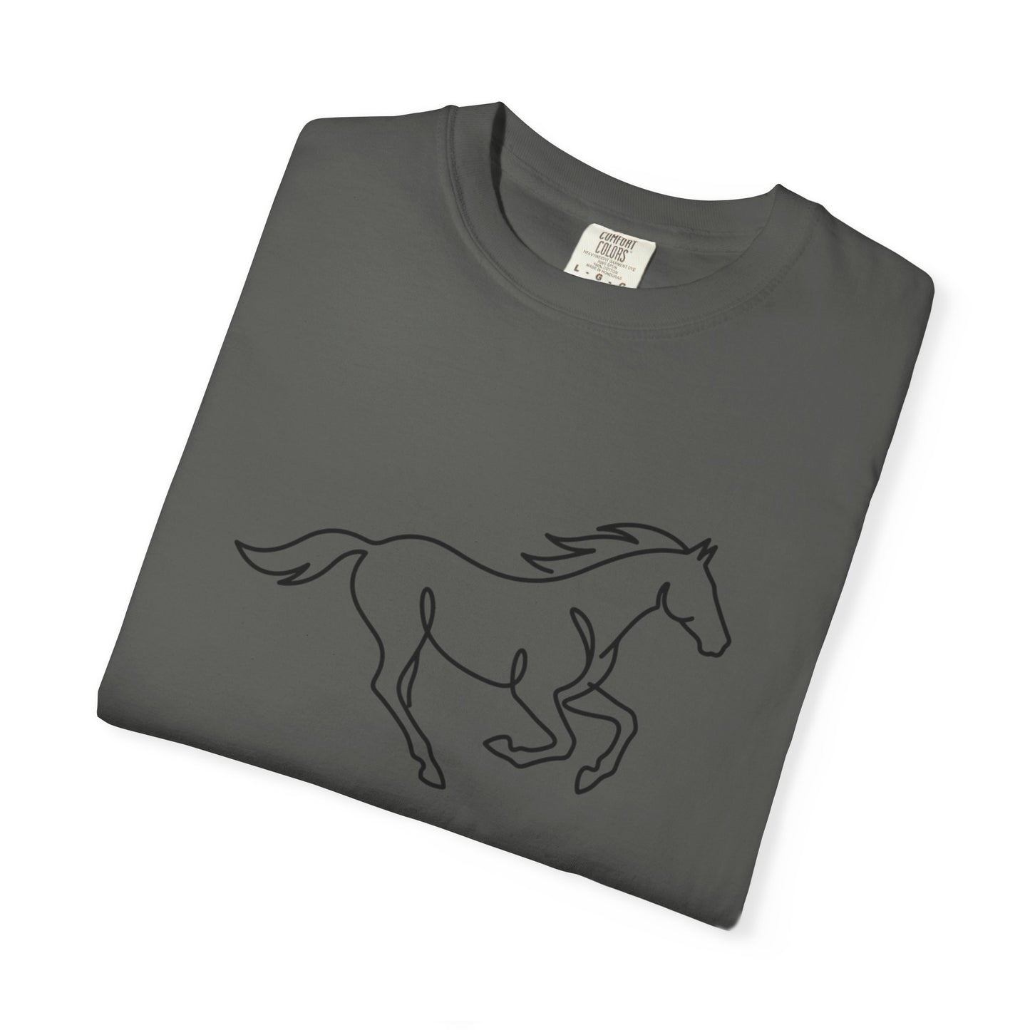 Running Horse Outline T-Shirt