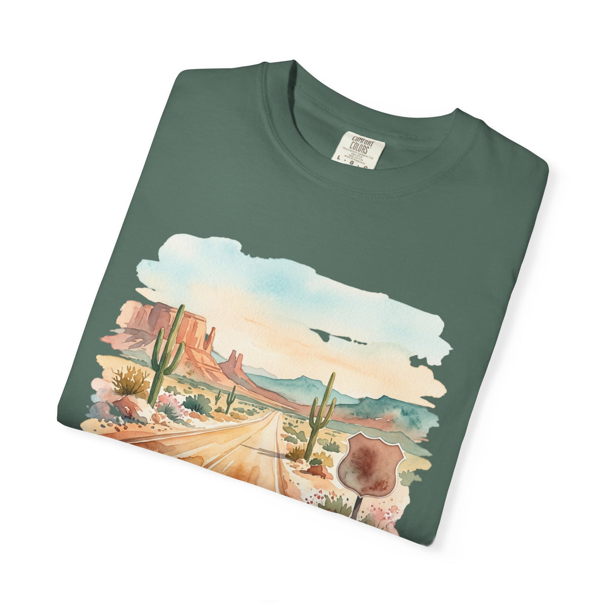 Scenic Highways Please! T-Shirt — Floral Travel Roadtrip Tee or