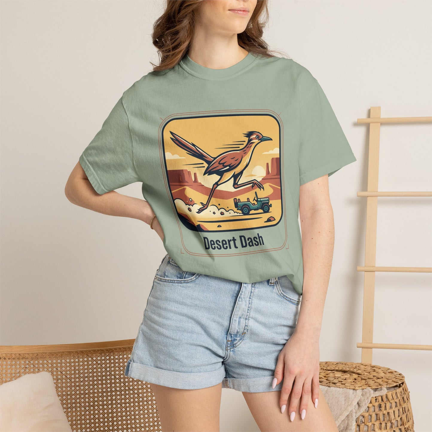 Desert Dash T-Shirt — Roadrunner Retro Graphic Tee