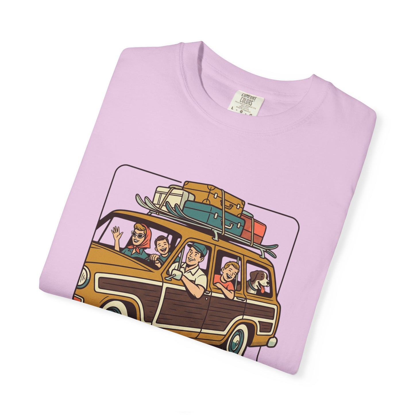 Vacation! Vintage Woodie Road Trip T-Shirt