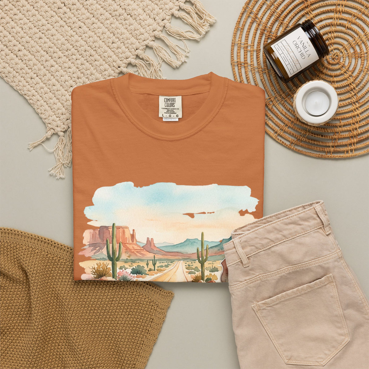 Scenic Highways Please! T-Shirt — Floral Travel Roadtrip Tee or