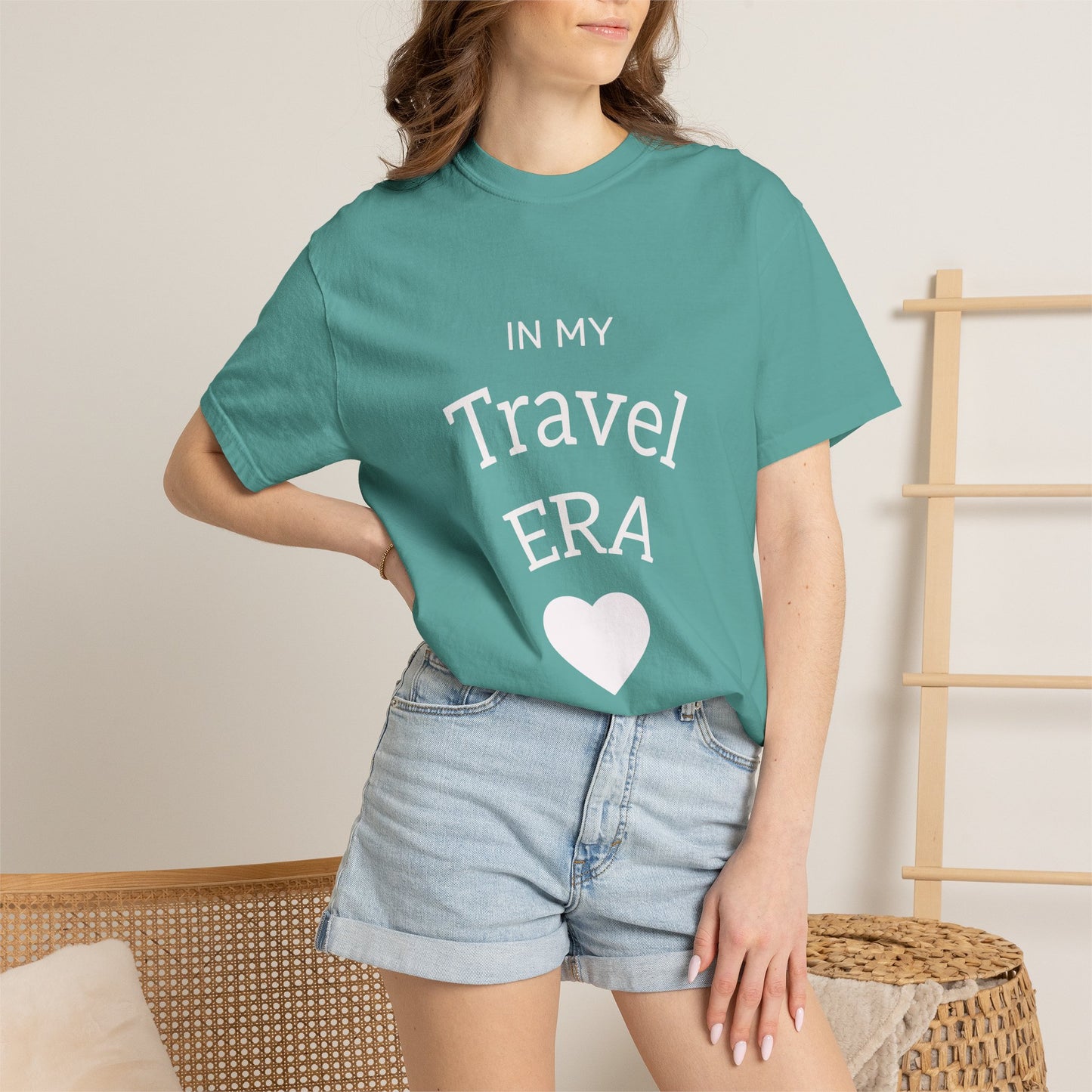 Travel Era T-Shirt — "In My Travel Era" Vintage Heart Tee for Travelers