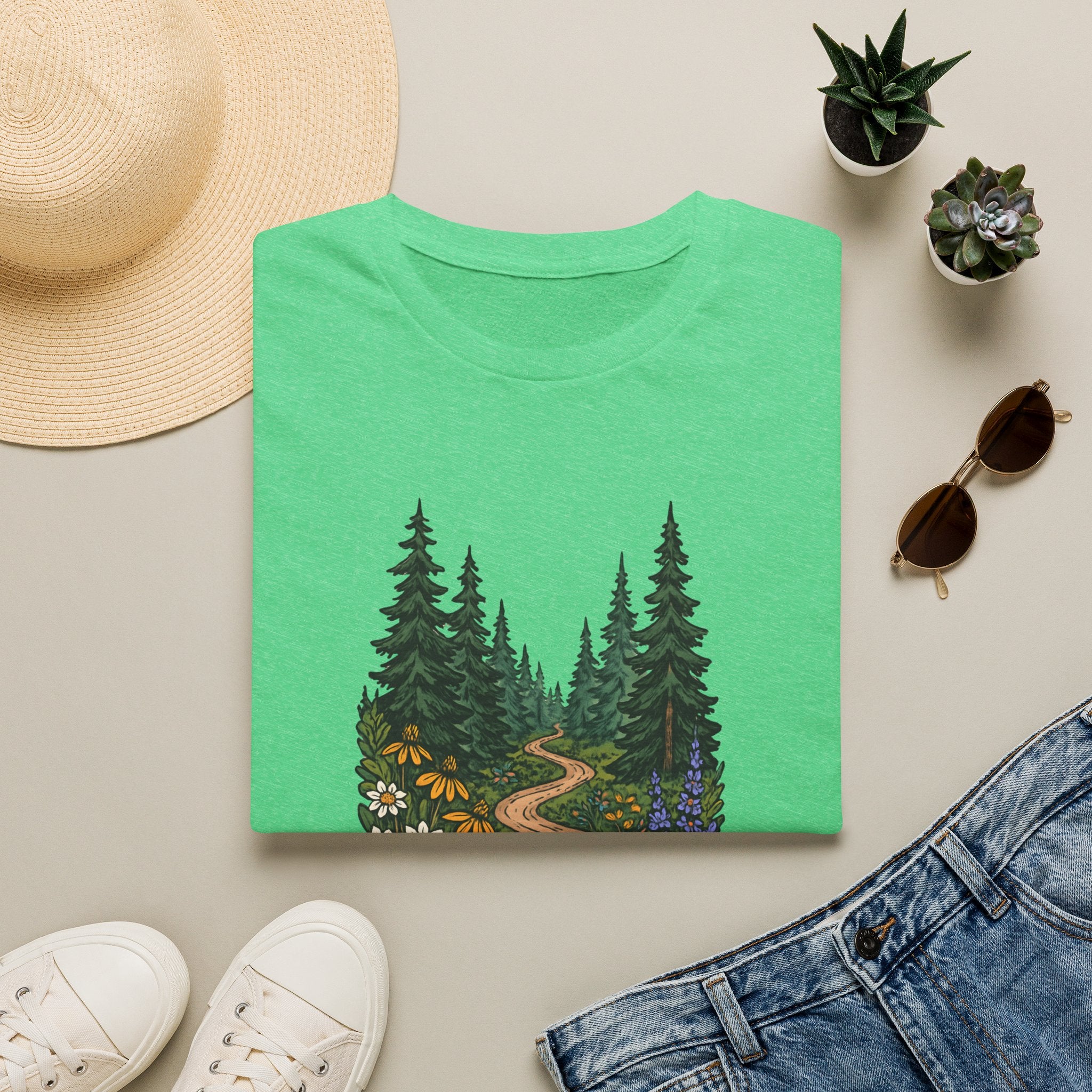 Winding Forest Path T-Shirt