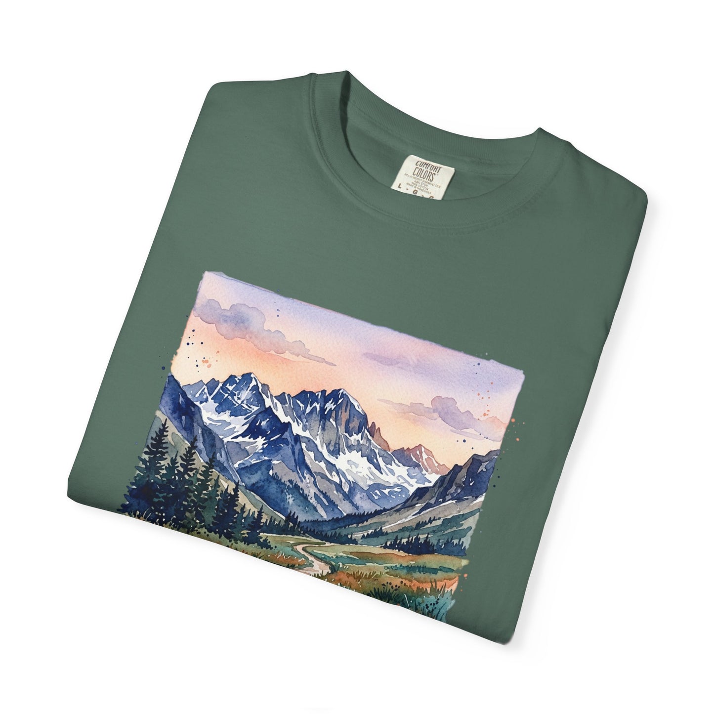 Rocky Mountains Watercolor T-Shirt