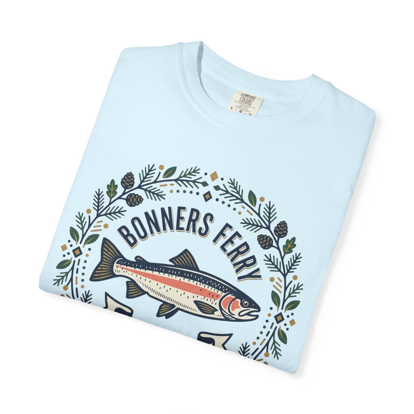 Idaho Bonners Ferry Trout T-Shirt — Vintage Fishing Graphic