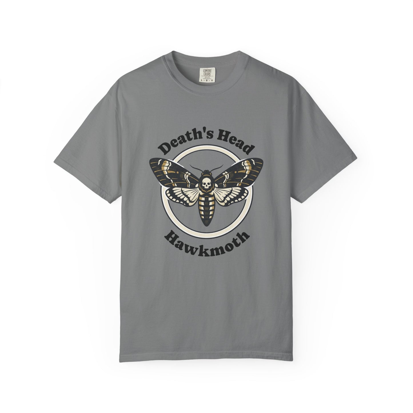 Death's Head Hawkmoth T-Shirt — Vintage Gothic Moth Graphic Tee