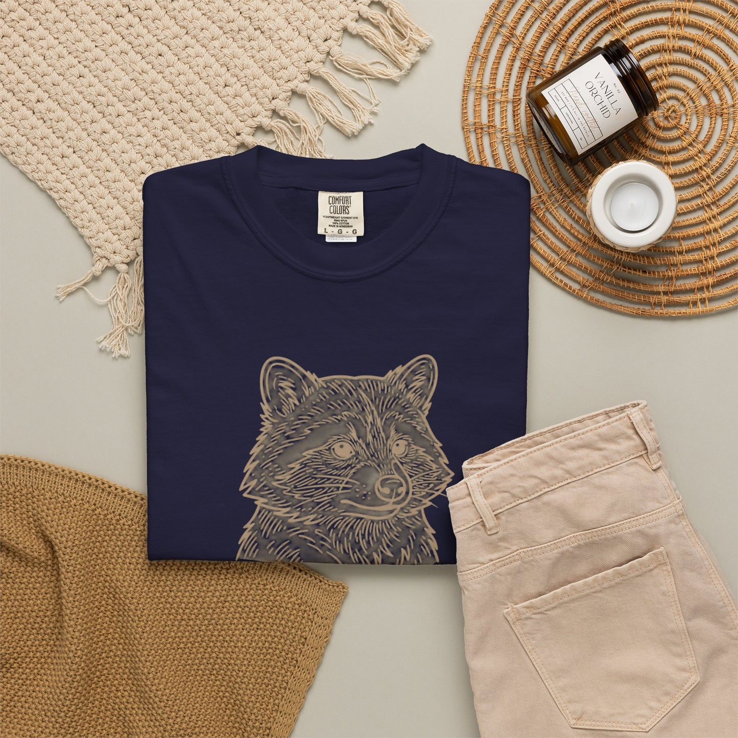 Tomfoolery Management T-Shirt — Raccoon Illustration Graphic Tee