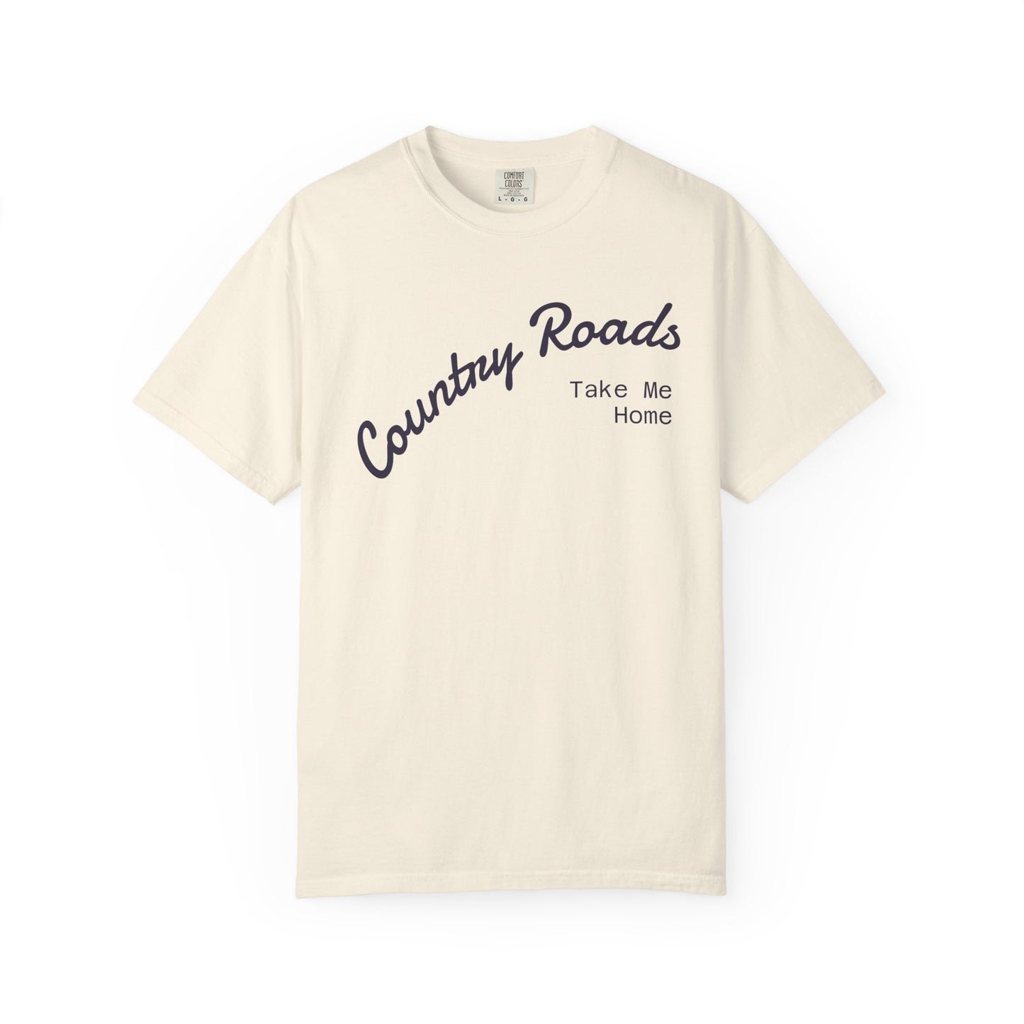Country Roads T‑Shirt – "Country Roads Take Me Home" Vintage Graphic Tee