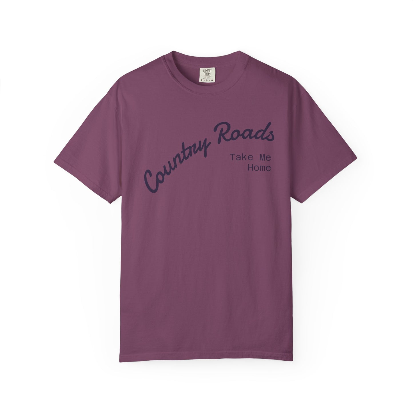 Country Roads T‑Shirt – "Country Roads Take Me Home" Vintage Graphic Tee