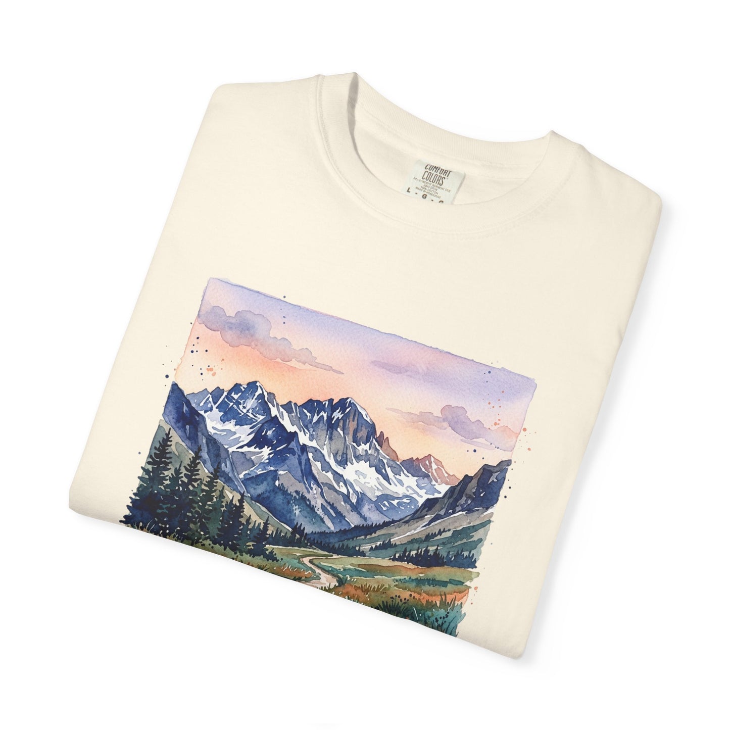 Rocky Mountains Watercolor T-Shirt