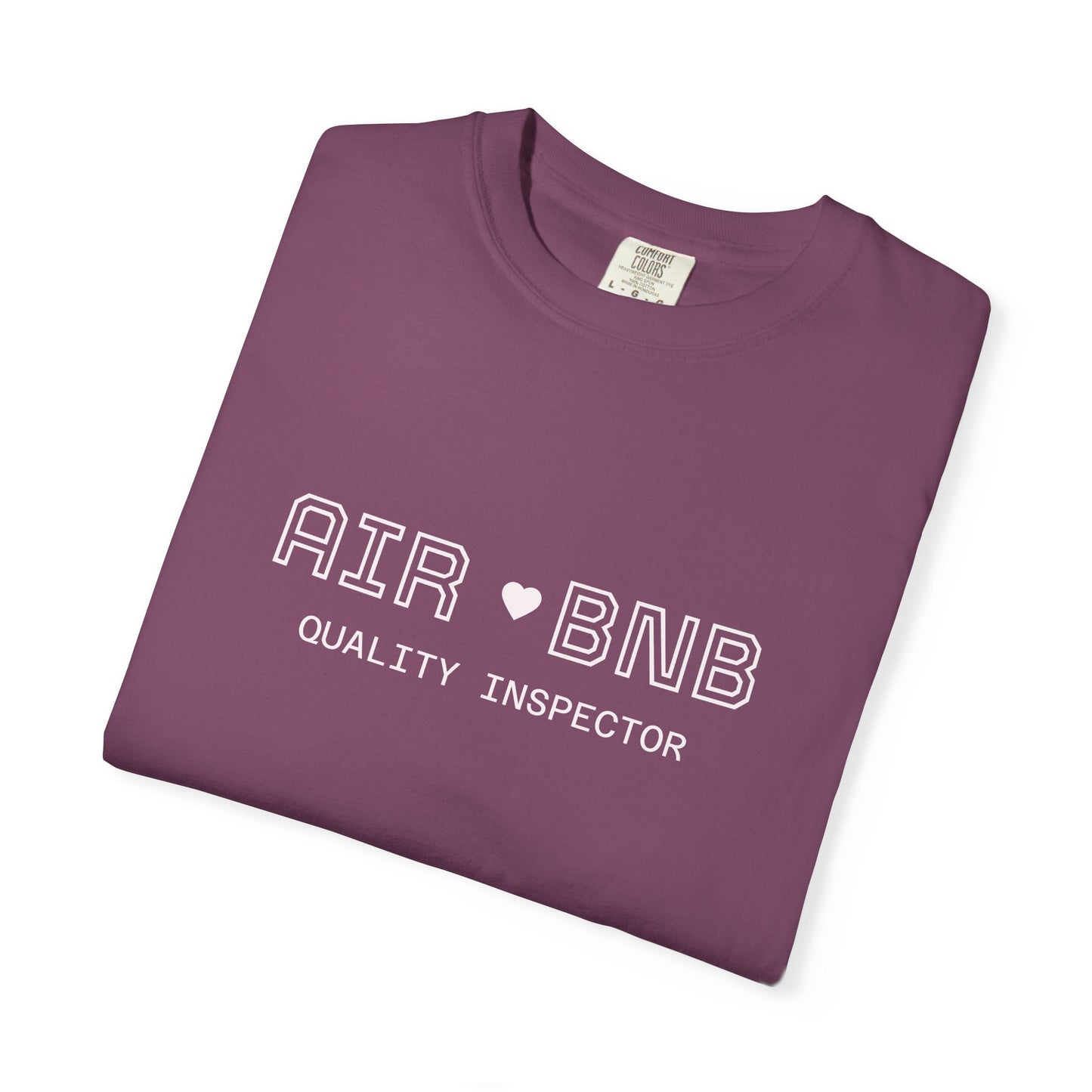 Air BNB Quality Inspector T-Shirt — Vintage Crewneck Tee for Hosts & Travelers