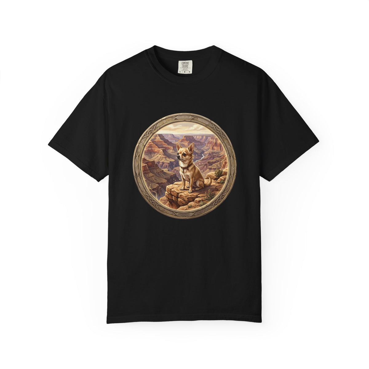 Desert Corgi Scenic T-Shirt — Corgi at the Canyon Graphic Tee