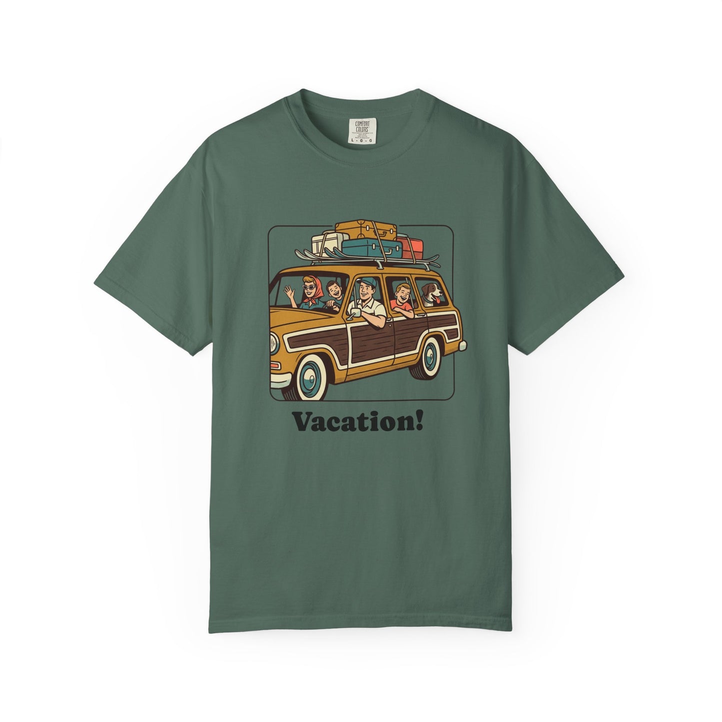 Vacation! Vintage Woodie Road Trip T-Shirt