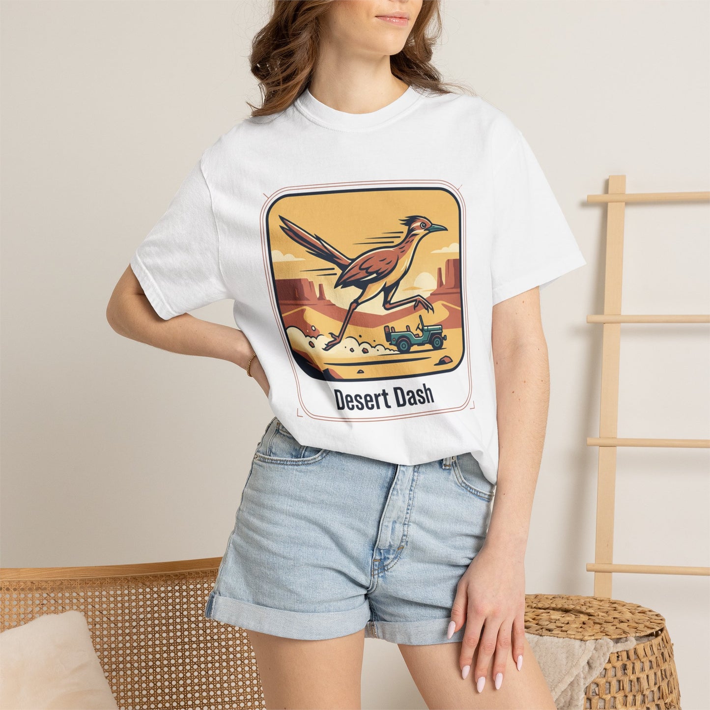 Desert Dash T-Shirt — Roadrunner Retro Graphic Tee