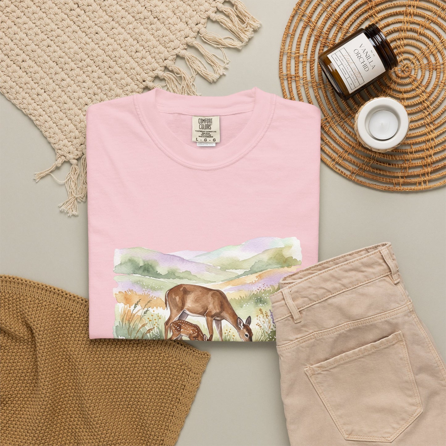Deer Meadow Vintage-Style T-Shirt
