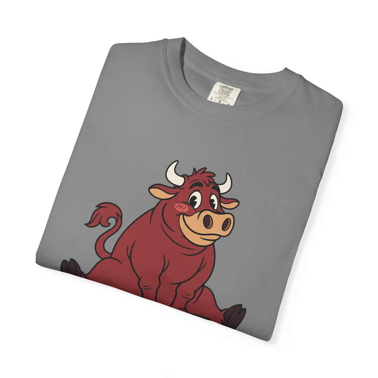 Sitting Bull Cartoon T-Shirt — Cute Sitting Bull Graphic Tee