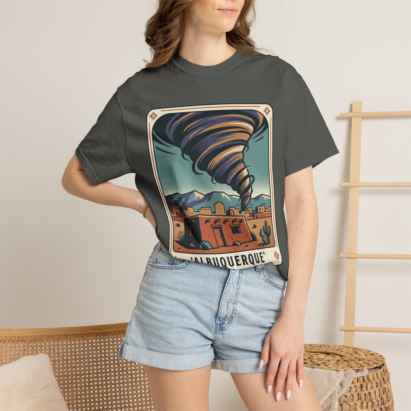 Albuquerque Vintage Tornado Graphic T-Shirt