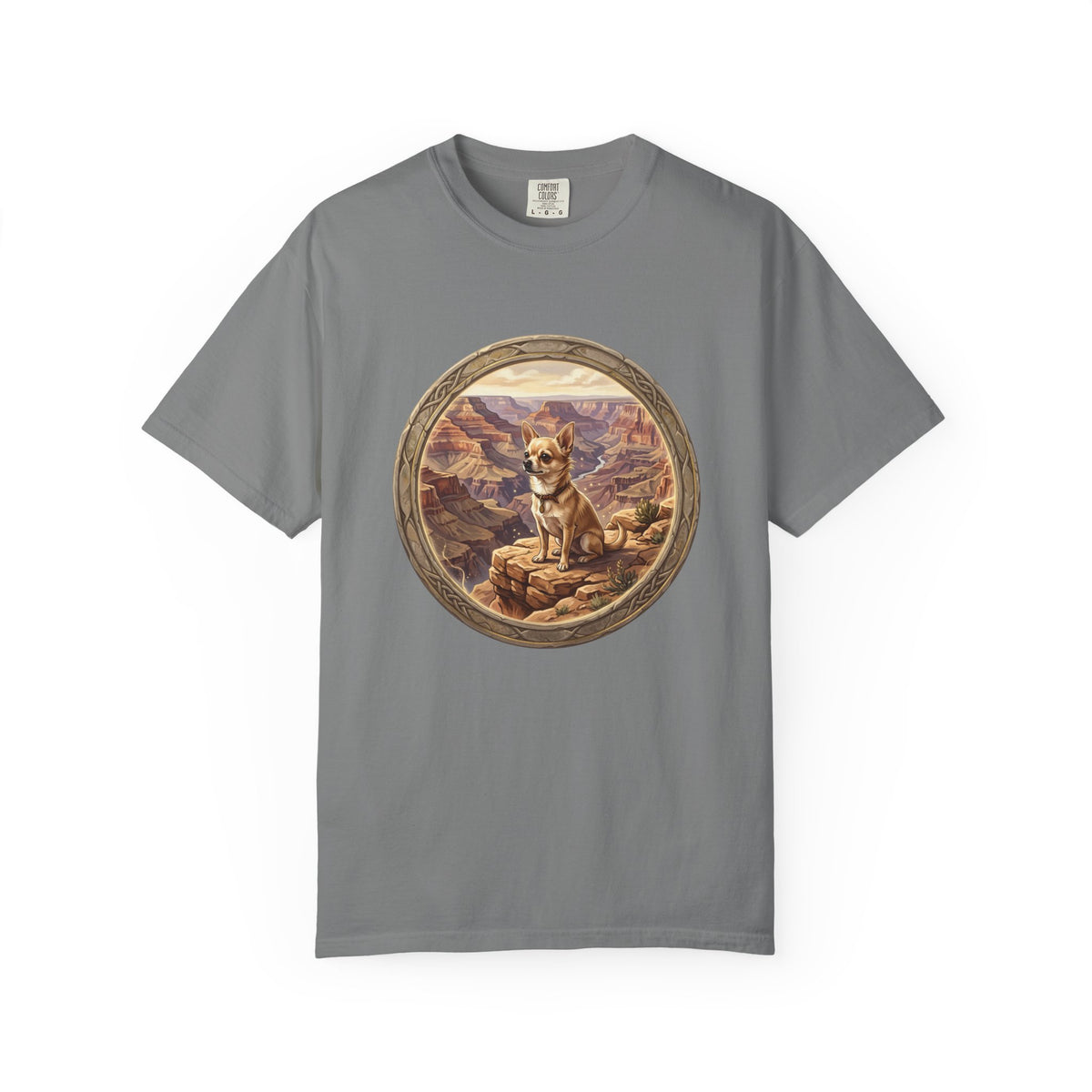 Desert Corgi Scenic T-Shirt — Corgi at the Canyon Graphic Tee