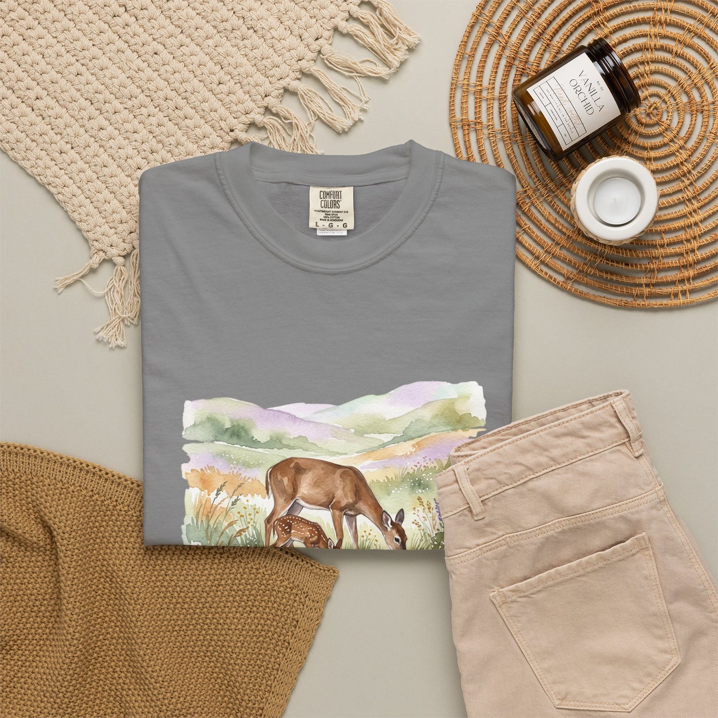 Deer Meadow Vintage-Style T-Shirt