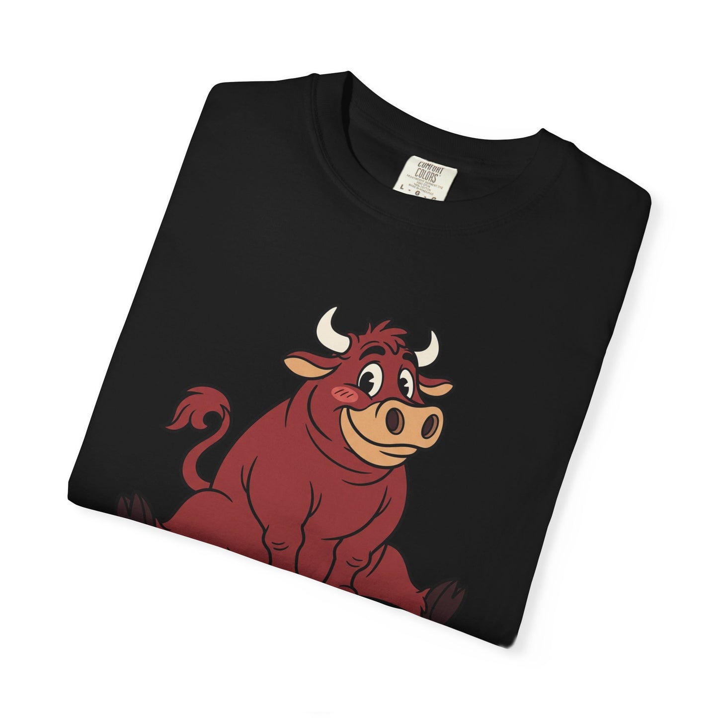 Sitting Bull Cartoon T-Shirt — Cute Sitting Bull Graphic Tee