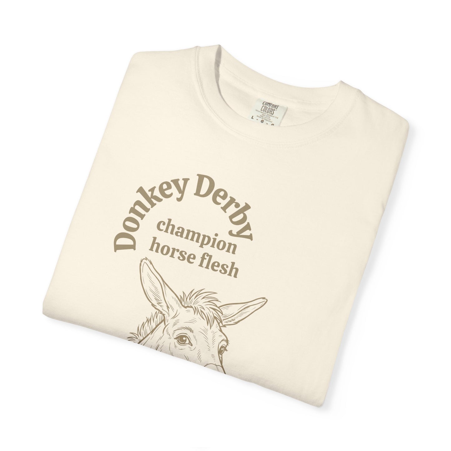 Donkey Derby Hee-Haw Graphic T-Shirt — Vintage Farm Animal Tee