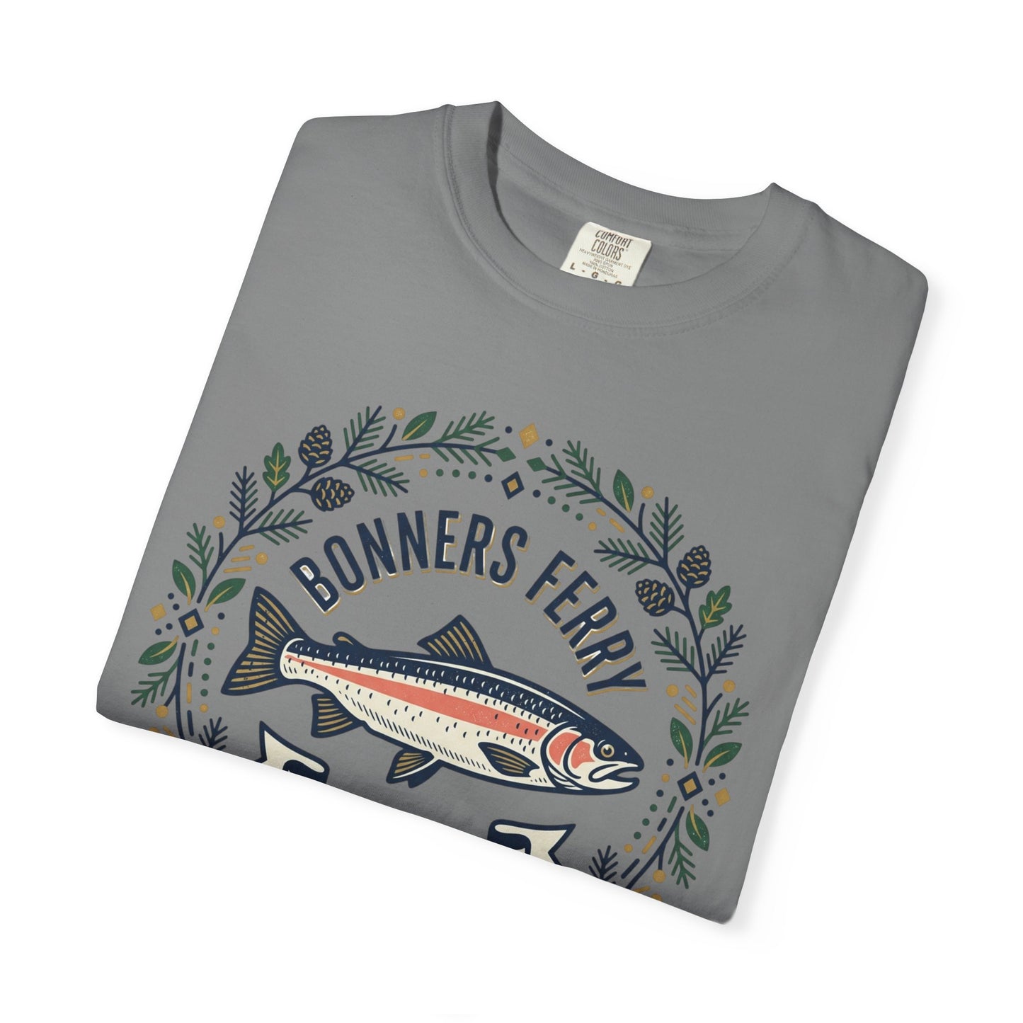 Idaho Bonners Ferry Trout T-Shirt — Vintage Fishing Graphic