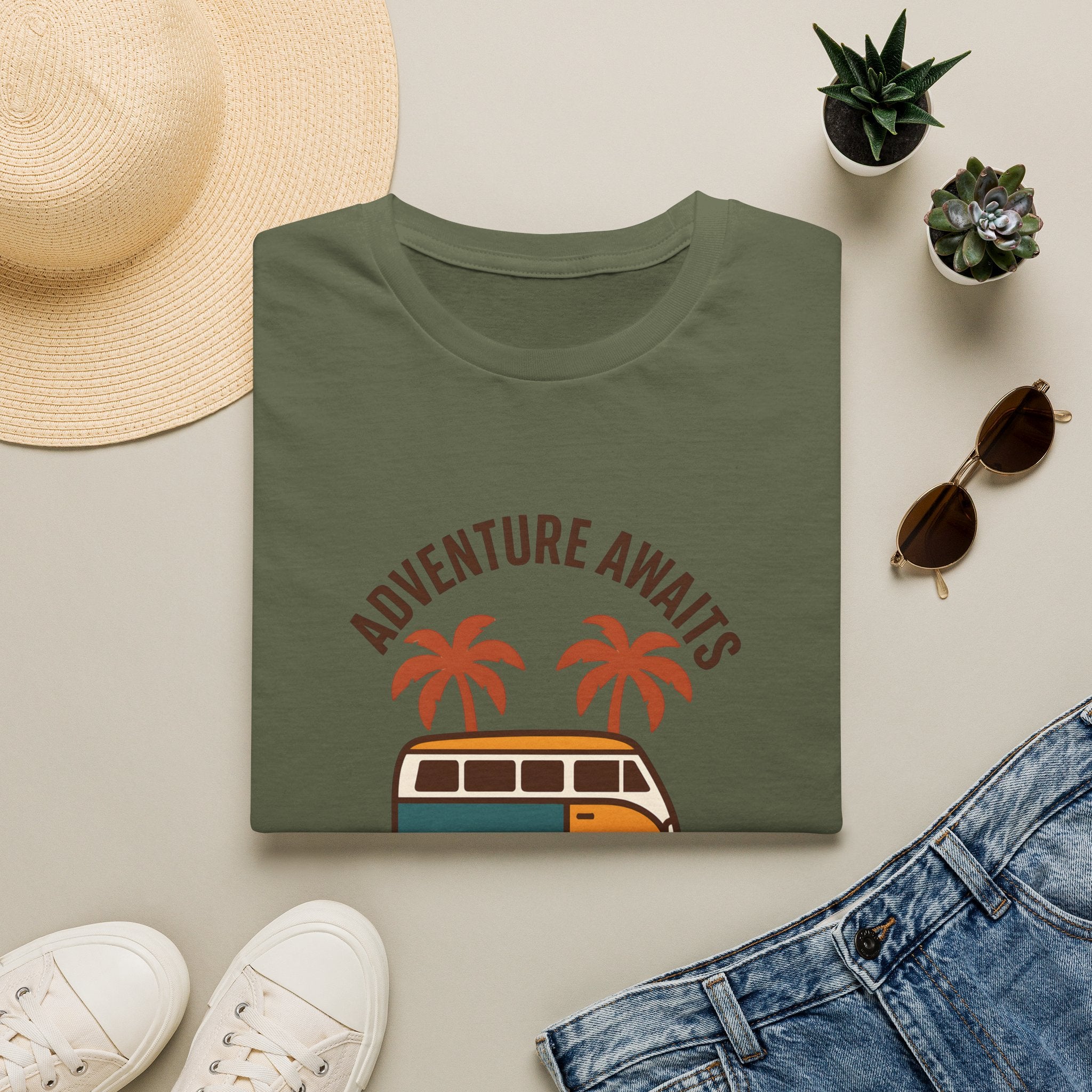 Adventure Awaits Van T-Shirt