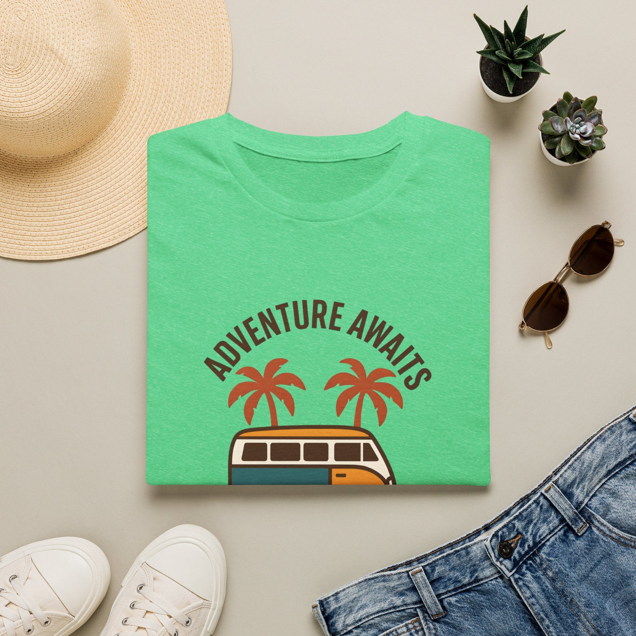Adventure Awaits Van T-Shirt