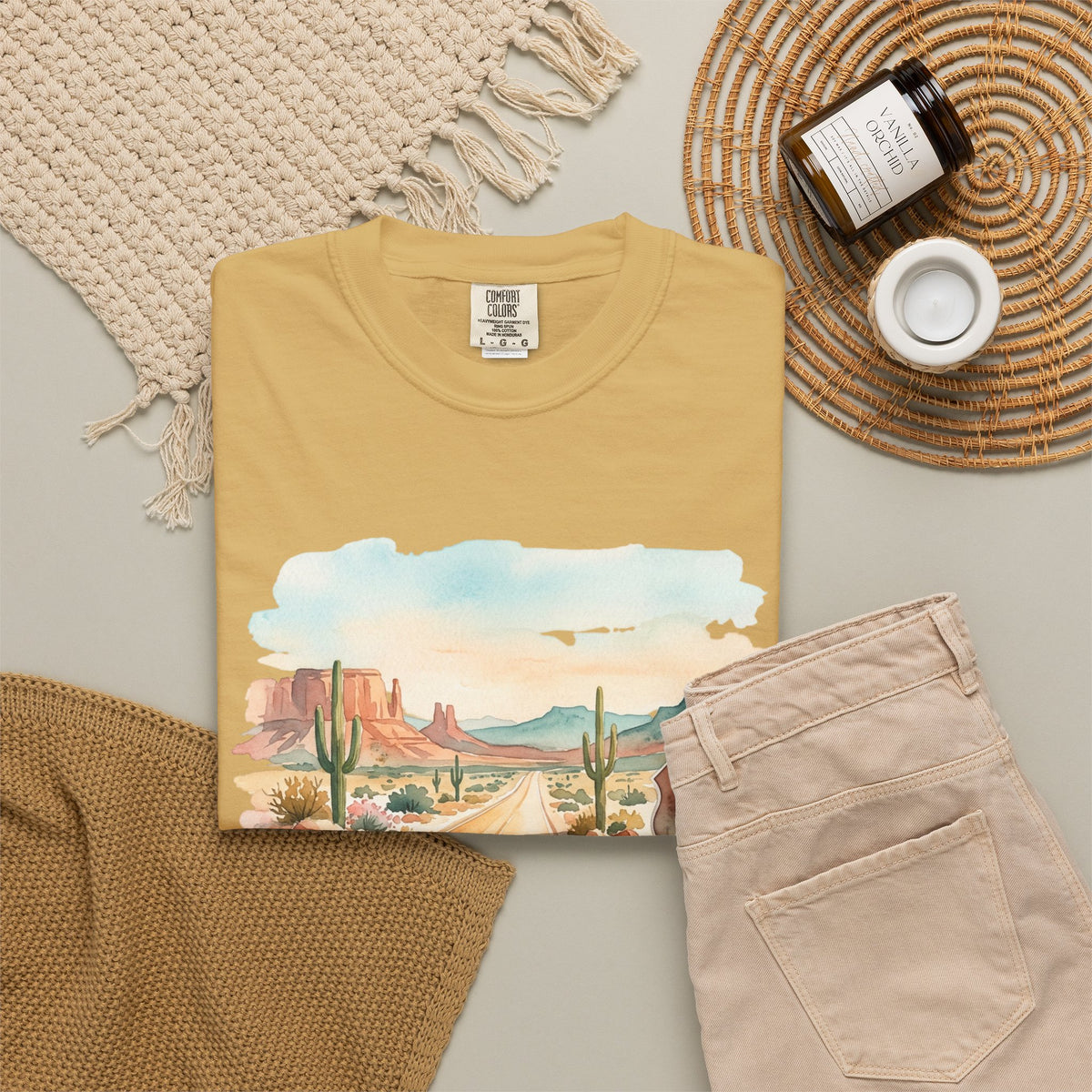 Scenic Highways Please! T-Shirt — Floral Travel Roadtrip Tee or