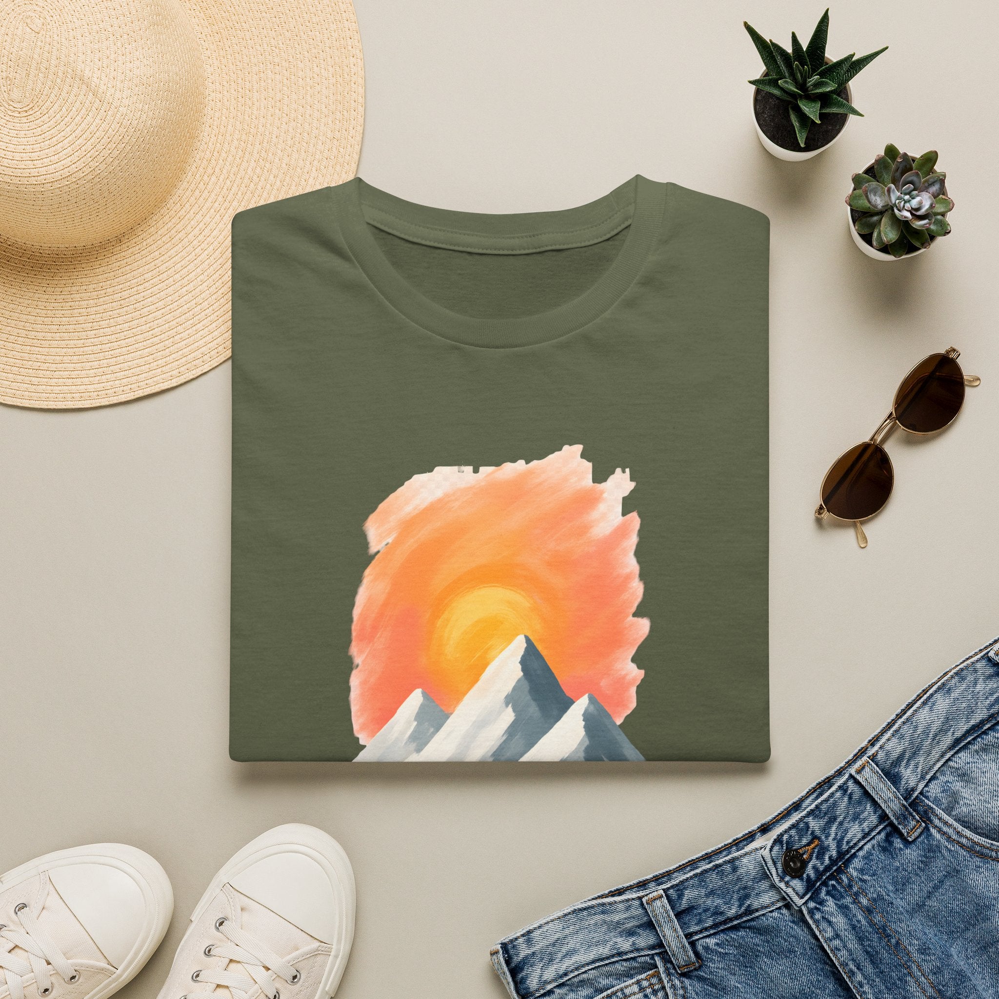 Sunrise Over Peaks T-Shirt