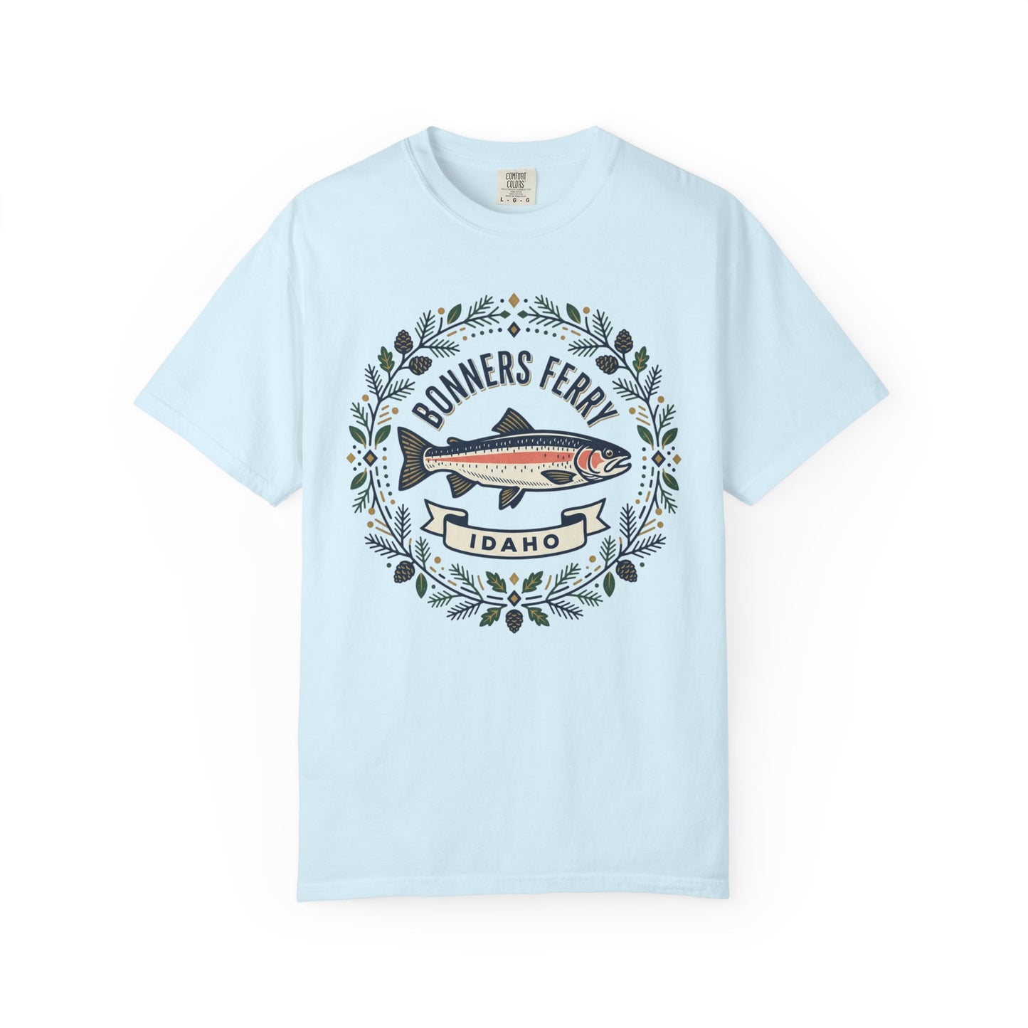 Idaho Bonners Ferry Trout T-Shirt — Vintage Fishing Graphic
