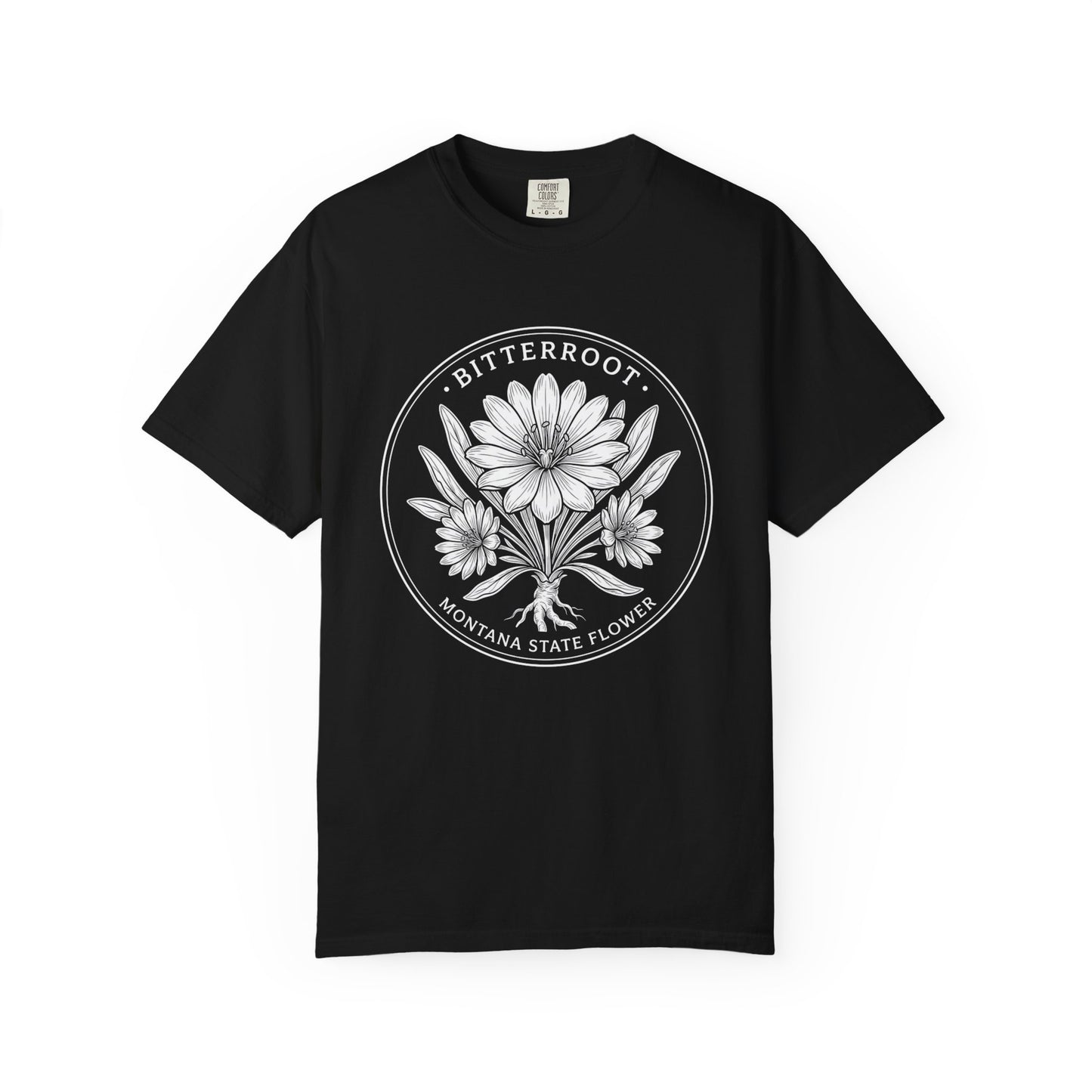 Bitterroot Montana State Flower T-Shirt — Vintage Botanical Tee